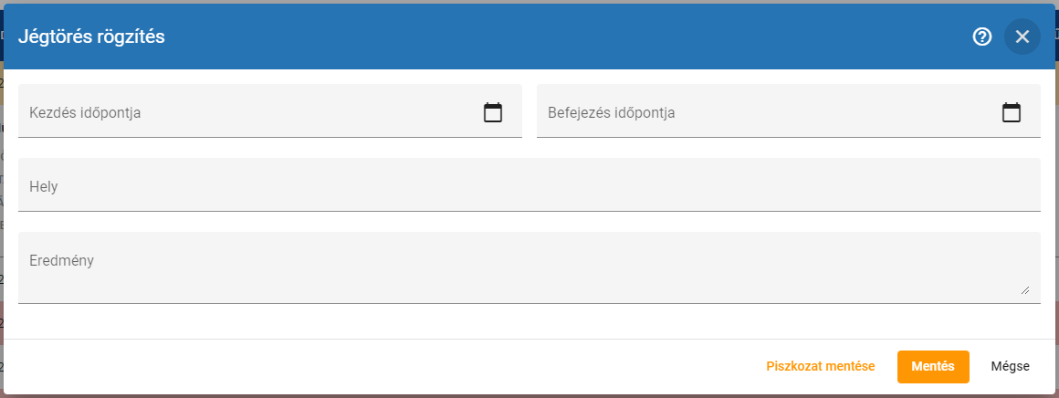 Jégtörés rögzítés