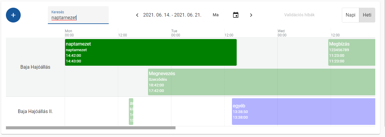 Keresés eredménye a naptárban